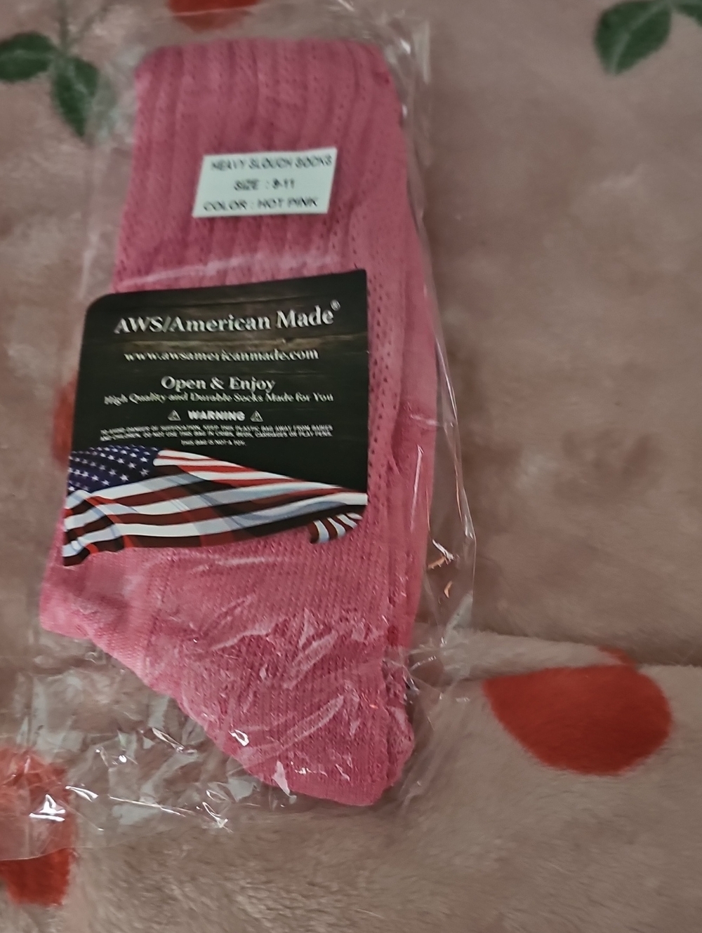 Pink Slouch Socks - Women's Ribbed Comfort